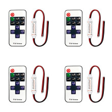 4X 11 Key RF Wireless Remote Controller Controller for Single Color LED Strip Lights Wireless Control Dimmer