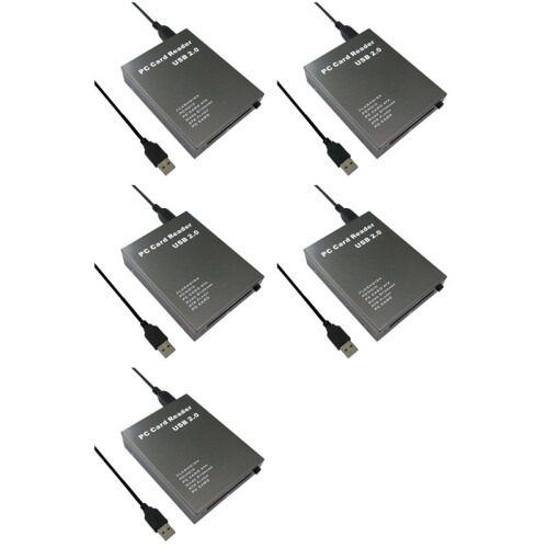 5X USB2.0 PCMCIA Card Reader ATA Card Reader PC Card Reader USB 2.0 to PC ATA PCMCIA Adapter