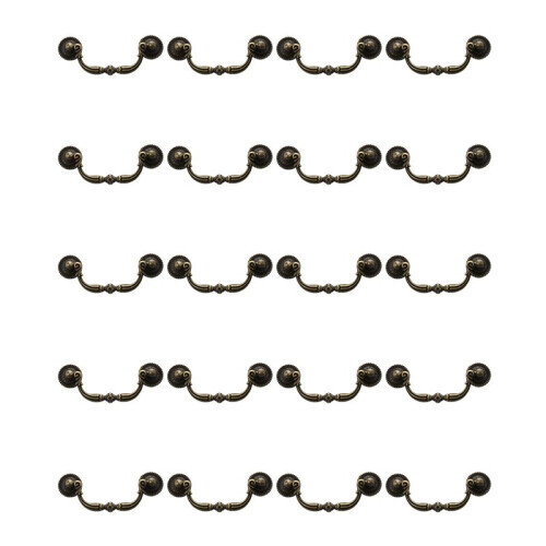 20X  Mässing Skåpdörr Lådhandtag 100 mm 1