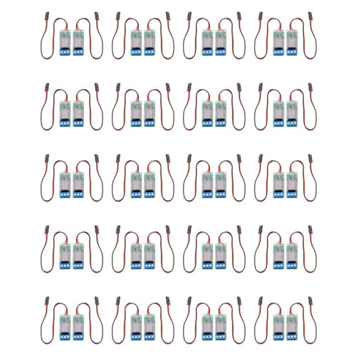 40PCS RC PWM Electronic Relay  for RC Airplane DIY Model Navigation Lights Controller Universal K1