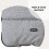 My Babiie Universal Footmuff - Grey & Black 8
