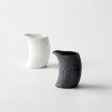 Ceramic Milk Jar, Small Milk Cup, Household High Beauty Latte Art Cup, Exquisite Coffee Liquid Extraction Cup White