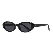 (Bright Black Gray)Occhiali da sole donna moda polarizzati con scudo Uv400 per abbigliamento viaggio e festa
