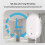 2X Tuya ZigBee  Electric Curtain Robot Timing Auto Opener Closer Light Sensor App Remote Control 7