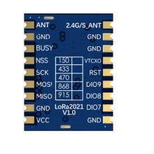 4 Unidades LORA2021 Sub-GHz 915 MHz, 2,4 GHz, Banda S, LR-FHSS, Rango RTToF, 2,6 Mbps, para LoRaWAN