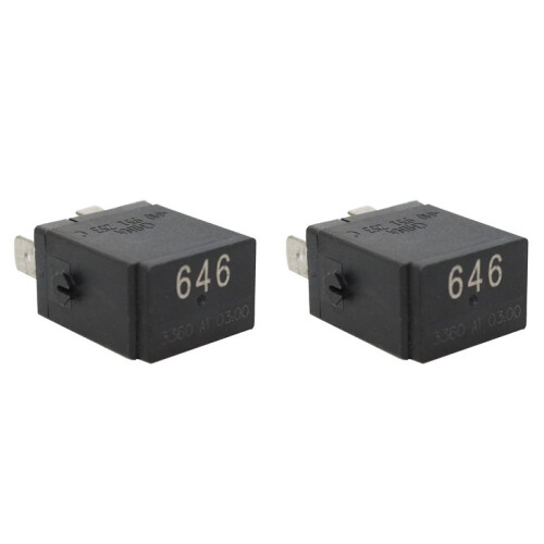 2X Relais Multi-Usage Noir (646) 5 Broches 4RD965453-08 pour  pour  (4H0951253C)