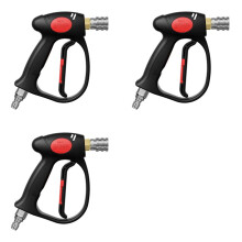3X Hogedrukreinigingsmachine, Hogedrukslang Anti-Klit Sproeimachine, Autowasmachine, 3/8inch Snelkoppeling