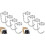 8Pcs Portable Folding Bag Hanger, Practical Folding Bag Hook,Alloy Handbag Table Hook, Multipurpose Purse Key Holder 1