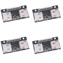 4X TF-Adapterkarte, Dual-TF-Karte auf ZIF-Anti-Interferenz-Verbindungskarte, Geeignet für Computer und Spielekonsolen