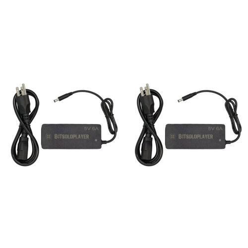 2X for Bitaxe 5V 6A 30W  Power Supply Adapter for Bitaxe Max,Ultra,Gamma,Nerdaxe Power Adapter US PLUG