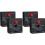 4Pcs Delay  Make Timer, QD-068, 0.03 to 10 Min, Adjustable Delay, 19-288 VAC or 1