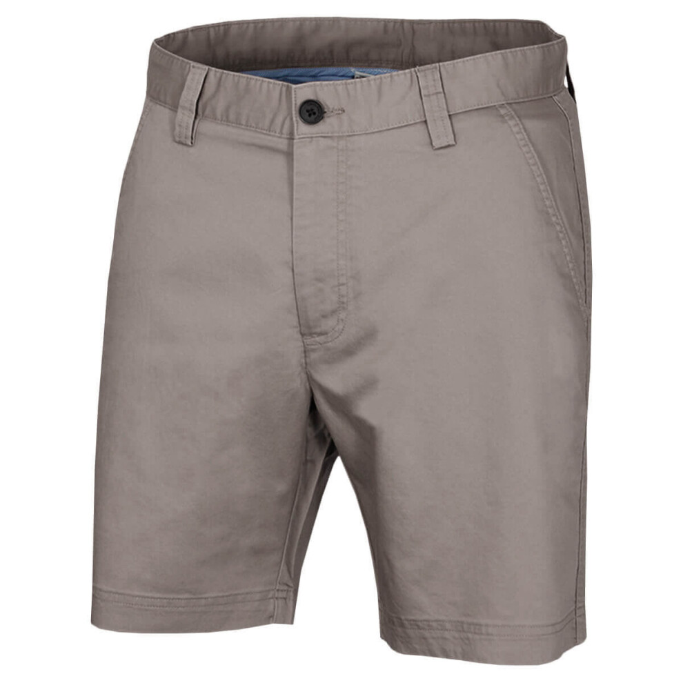 Calvin Klein (38" Waist, Soft ) Mens 2026 Campus Chino Lightweight Stretch Golf Shorts Grey