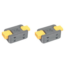 2X Anti-Spark XT60 Electronic 7-30V 50A Power /Off Controller Compatible with 2-7S LiPo Battery