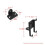 2X Speaker Wall Mount Bracket for  Virtually Invisible 300 Wireless Surround Speakers for SOUNDBAR 300 3