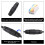 8 Sets Outdoor 3 Way Electrical Cable Connector IP68 Waterproof Junction Box Replaceable Lever Wire Connectors 3