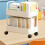 2X 2 Tier Rolling Utility Cart Storage Shelf Movable Storage Rack Kitchen Bathroom Slim Slide Organizer 6