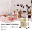 2X 2 Tier Rolling Utility Cart Storage Shelf Movable Storage Rack Kitchen Bathroom Slim Slide Organizer 7