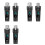 3X Adattatore Convertitore per Microfono Wireless UHF, Trasmettitore e Ricevitore XLR per Microfono Dinamico, Mixer Audio per Chitarra 1