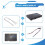 2X 7 Band Car Equalizer Audio EQ Tuning Crossover Amplifier Parametric Car Preamplifier Audio Equalizer +-12dB 10