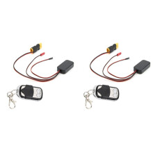 2X Afstandsbediening Autoliercontroller Draadloze Afstandsbediening Liercontroller Geschikt voor D90 SCX10 TRX4 90046 WinchKit,A