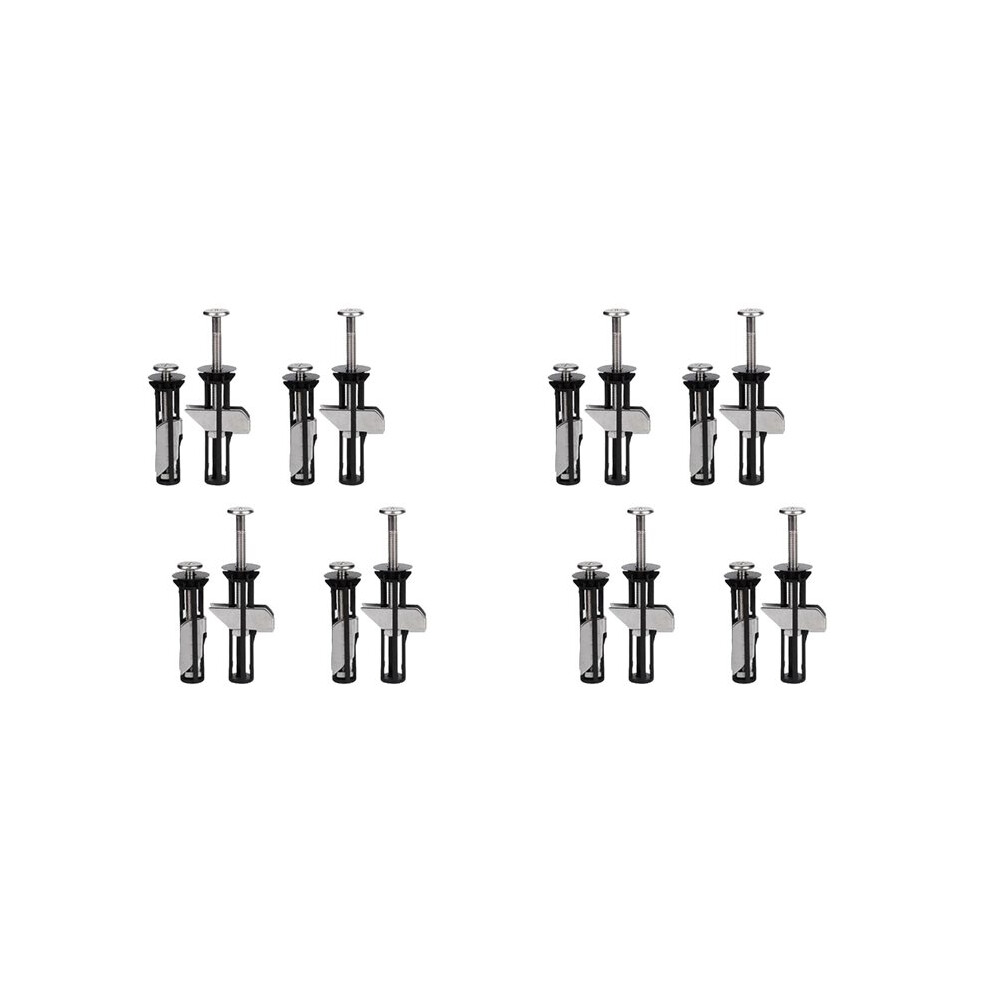 16X Toilet Fastener Bolt Kit,Universal Toilet Lid Hinges Bolts Toilet Fittings M5-50 6033232269222