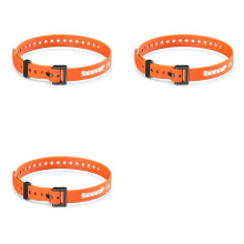 3X Rhinowalk TPU Plastic Elastic Scale Strap with Clip Safety Rubber Cargo Strap Compact Tie High Strength Strap Orange