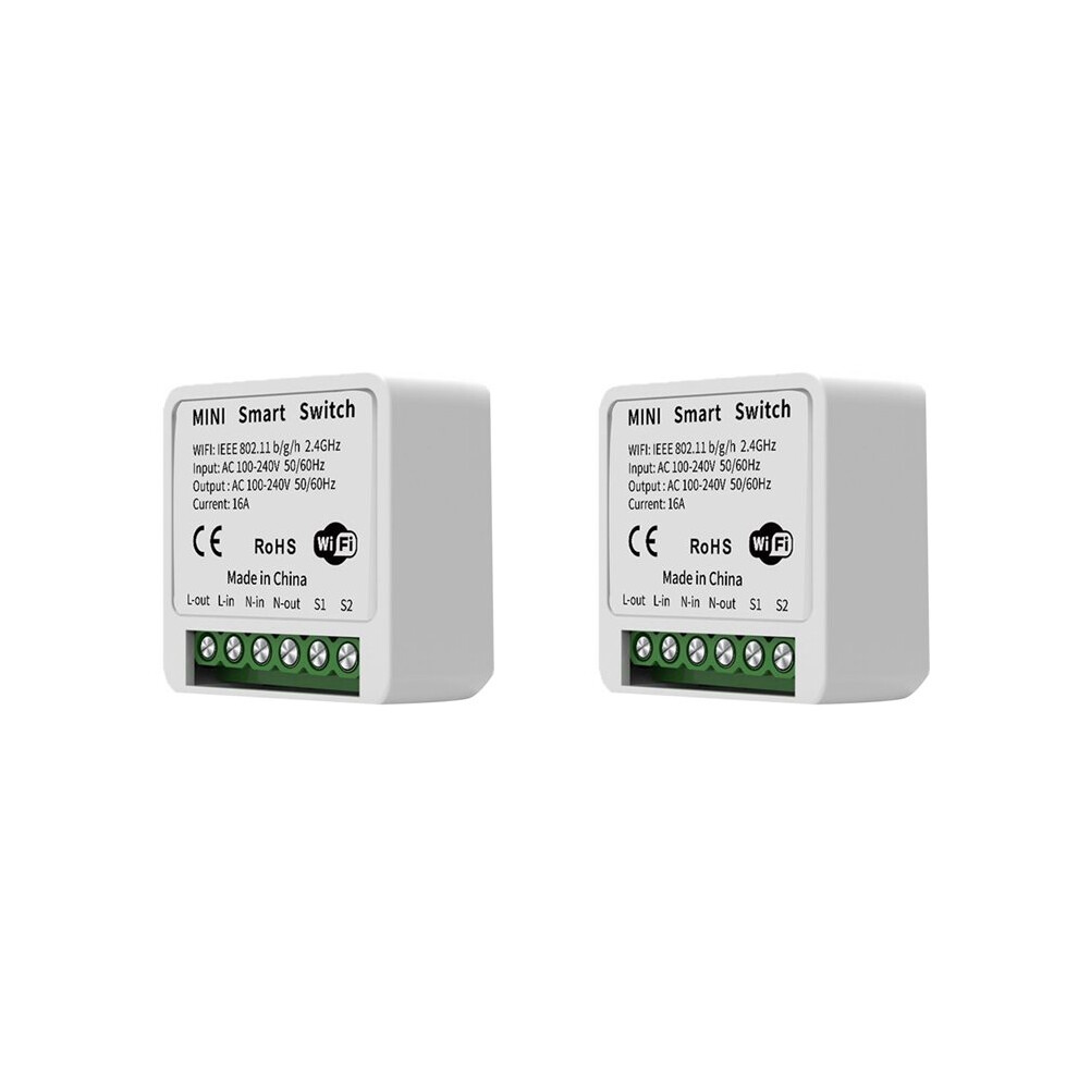 2X Wifi Control / Remote /Timing App Control For Cozylife Home Automation White 6032967677722