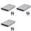3X USB Type-C Enclosure for 2.5 Inch  SSD/HDD USB3.1 Mobile Hard Disk Box 1