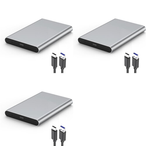 3X USB Type-C Enclosure for 2.5 Inch  SSD/HDD USB3.1 Mobile Hard Disk Box