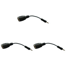6 Stuks Type-A MIDI Naar 3,5 mm Adapter 14 Inch MIDI Vrouwelijk Naar TRS 3,5 mm Mannelijk Breakoutkabel Audioconverter voor Keyboards en Synthesizers