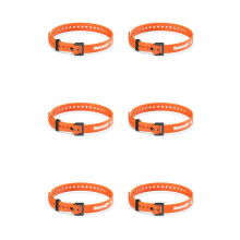 6X Rhinowalk TPU Plastic Elastic Scale Strap with Clip Safety Rubber Cargo Strap Compact Tie High Strength Strap Orange