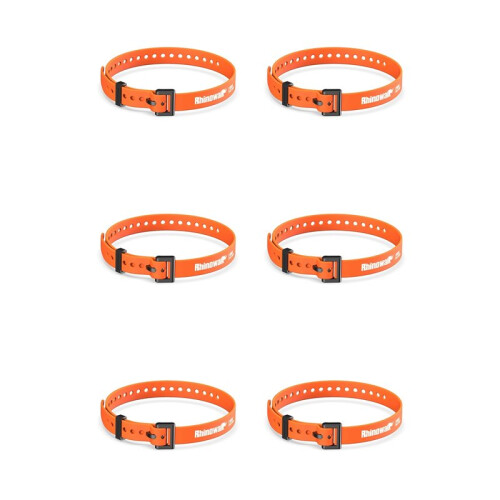 6X Rhinowalk TPU Plastic Elastic Scale Strap with Clip Safety Rubber Cargo Strap Compact Tie High Strength Strap Orange