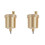 2X Automatic Air Vent Valve Kit, 1/8 Inch Automatic Air Bleed Vent, Compact Brass Automatic Float Valve 2