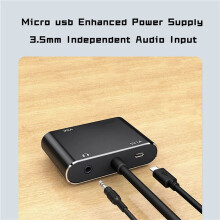 2X VGA to -Compatible Adapter VGA Splitter with 3.5mm Audio Converter Support Dual Display for Projector