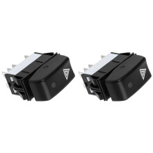 2X Interruptor de Luz de Emergencia para P27104025 P27-1040-25 LHD