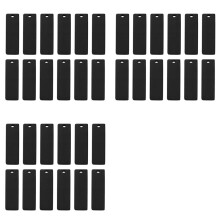 36X Porte-Clés en Métal Gravables au Laser, Rectangles en Acier Inoxydable de 5,1 cm X 1,27 cm.
