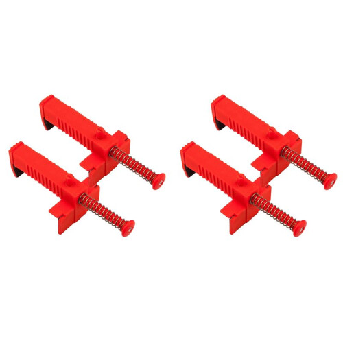 Bricklaying Wire Drawer Brick Leveling  Runner Puller for Construction Building Fixer Measuring Tools Red 4PCS 1