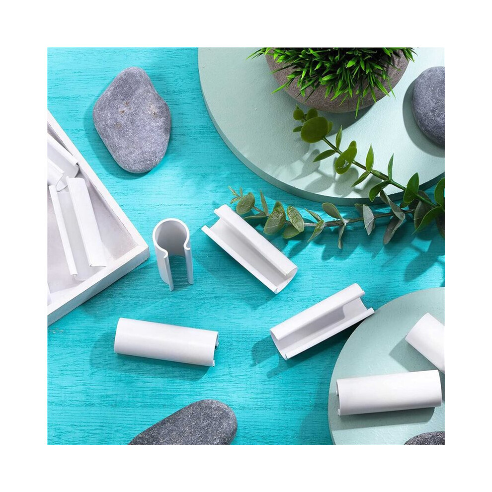 96 Piece Snap Clamp For Pvc Pipe Greenhouses,Row Covers,Pool Cover Clips,Shelters,Bird Protection(For 1/2 Inch Pvc Pipe) 6033558047283