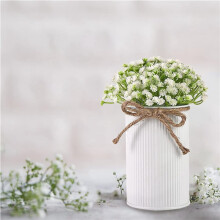 24 Pièces Vase de Ferme Décor Vase à Fleurs Vintage avec Nœud de Ficelle Vases en Métal pour Fleurs Vase Rustique pour Pièce Maîtresse de Table