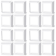4x4Inch Vinyl Post Skirt-White Post Base Cover Trim for Wood and Vinyl Posts,Deck and Porch Column,Stair Rails-Set of 16