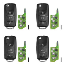 4X XEB510EN is Suitable for B5 Type Super Remote Control with XT27B Super Chip 3-Key VVDI Remote Control Key