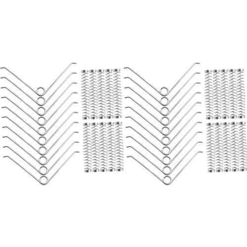 40pcs Pruning Parts Metal Pruning Shear Springs Silver Tree Pruner Spring Garden Pruner Spring