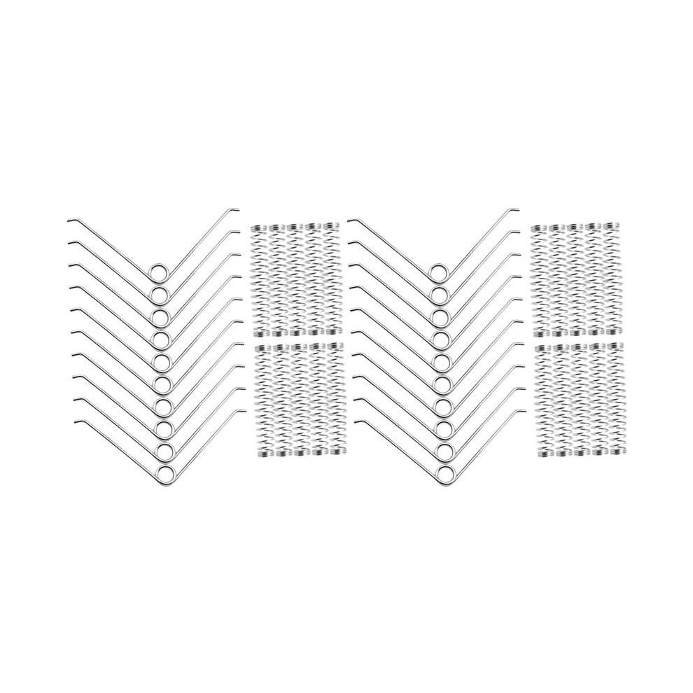 40Pcs Pruning Parts Metal Pruning Shear Springs Silver Tree Pruner Spring Garden Pruner Spring 6032229509006