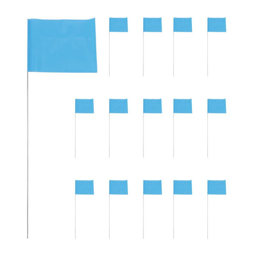 Marking Flags  Flags for Lawn 30 Pack, PVC Small Flags,Marking Flags Lawn Flags, Garden Flags,Survey Flags, 1