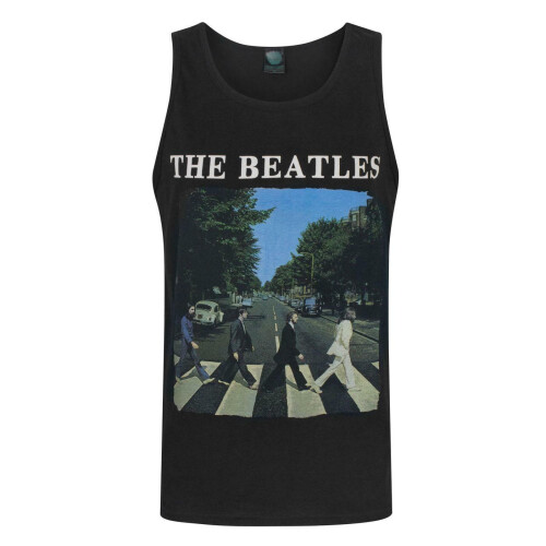 (Medium) The Beatles Vest (Mens Black)