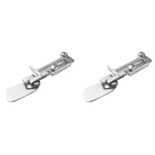 2X Sewing Rolled , Adjustable Width Rolled Hemmer Foot, Sewing Machine Rolled Hem Attachment Hemming Tool (15-25mm)