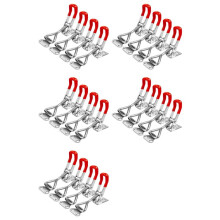 20 Pack Toggle Clamp 4001 Adjustable 304 Stainless Steel Toggle Hasp Latches for Smoker Lid Jig Freezer Door