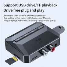 4X Ricevitore NFC, Adattatore 5.3 AUX per Auto, Ricevitore Audio Wireless per Stereo Domestico/Altoparlante/Musica
