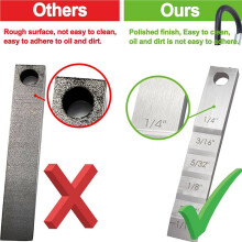 3X Pipefitter Tools 2130 Small Pipe Spacer Wedge Stepped Guage Step Feeler Gauge for Pipe Spacing Welding