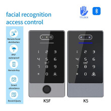TTLock Face Recognition Access Control Keypad Standalone Waterproof Fingerprint Access Controller for Door Lock-A